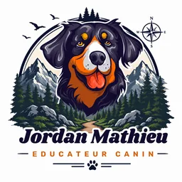 Jordan Mathieu logo — Dog Trainer and Behaviourist, 06